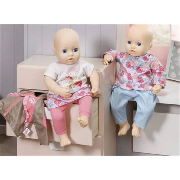 Zapf Creation 701973 - Baby Annabell® Travel - Jeans Outfit, 43cm, 2-fach sortiert