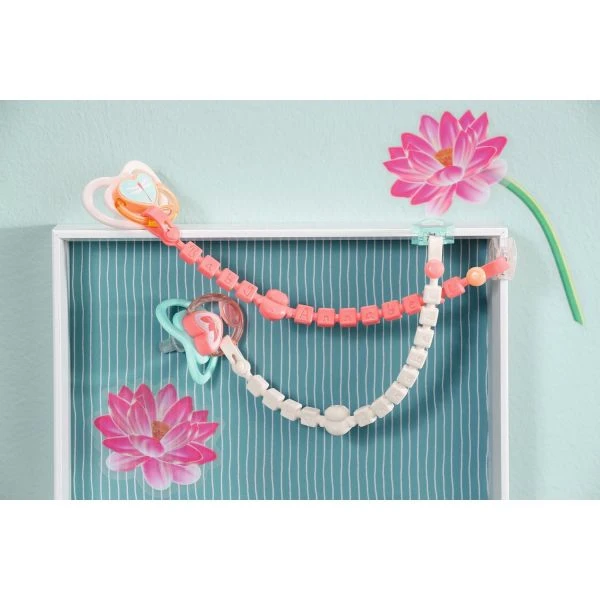 Zapf Creation 703021 - Baby Annabell® - Schnuller mit Clip, 1 Stk., zufällig