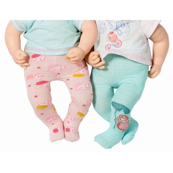 Zapf Creation 703076 - Baby Annabell® - Strumpfhosen, 43cm, 2 Stk., zufällig