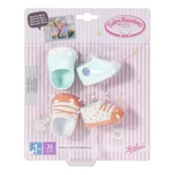 Zapf Creation 703632 - Baby Annabell® - Little Schuhe, 2 Paar, 36cm