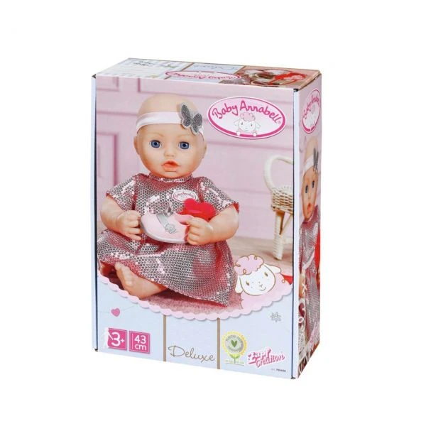 Zapf Creation 705438 - Baby Annabell® - Deluxe Glamour, 43cm