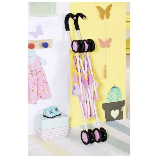 Zapf Creation 828663 - BABY born® Puppenwagen - Buggy mit Tasche, Stroller with Bag 2020