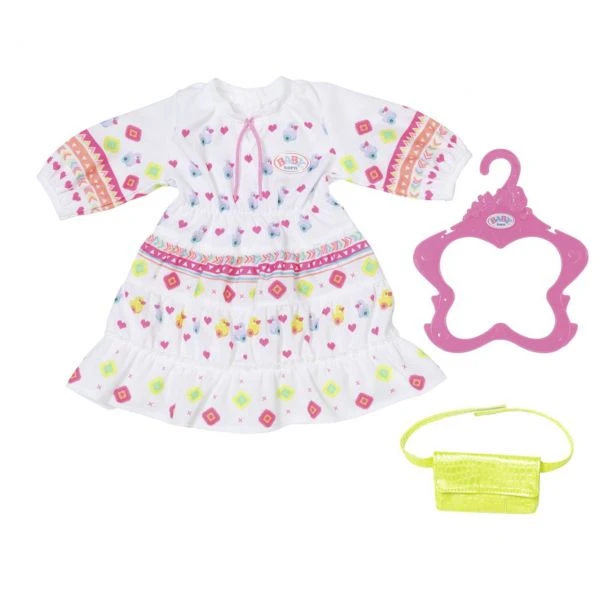 Zapf Creation 830185 - BABY born® - Trendy Boho Kleid, 43cm