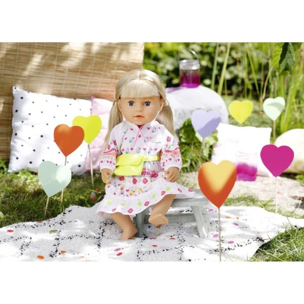 Zapf Creation 830185 - BABY born® - Trendy Boho Kleid, 43cm