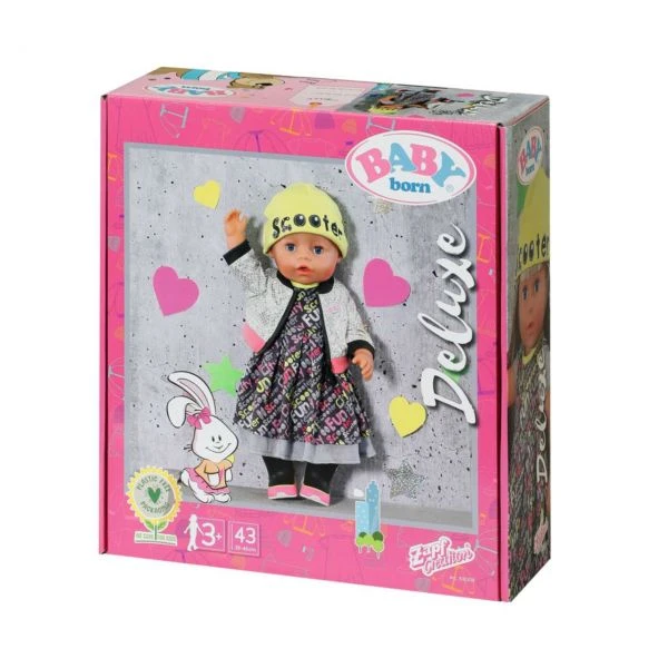 Zapf Creation 830208 - BABY born® - City Deluxe Style, 43cm