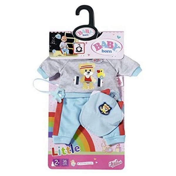 ZAPF 831878 - BABY born® - Little Sport Outfit Set blau, 36 cm