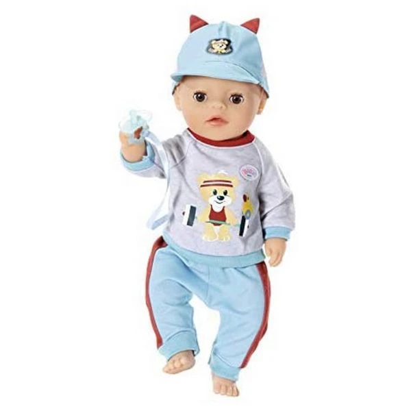 ZAPF 831878 - BABY born® - Little Sport Outfit Set blau, 36 cm