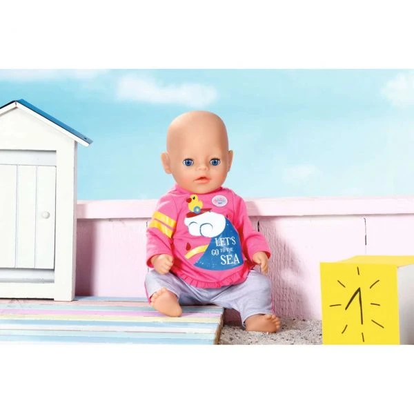 Zapf Creation 831892 - BABY born® - Little Freizeit Outfit pink, 36cm