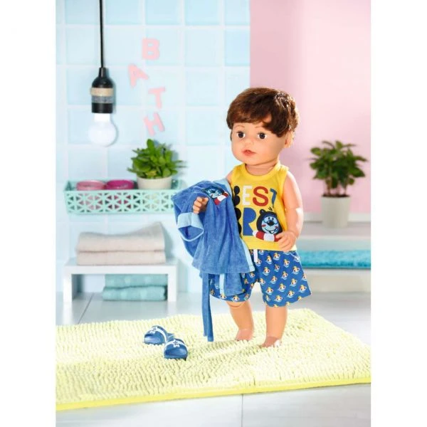 Zapf Creation 832011 - BABY born® - Bath Deluxe Bademantel, 43cm