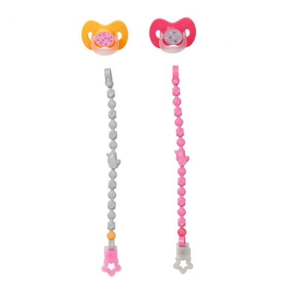 Zapf Creation 832486 - BABY born® - Magic Schnuller & Kette, 43cm, 1 Stk., zufällige Auswahl