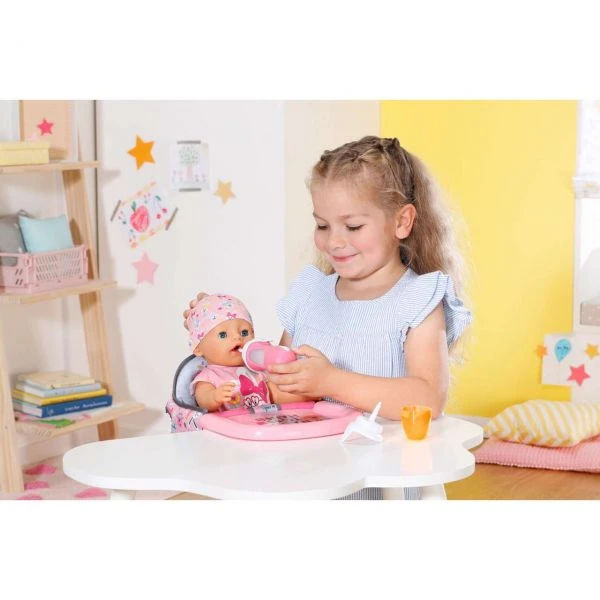 Zapf Creation 832493 - BABY born® - Interactive Flasche und Löffel, 43cm