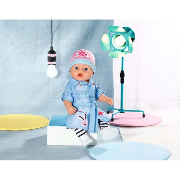 Zapf Creation 832585 - BABY born® - Deluxe Jeans Kleid, 43cm