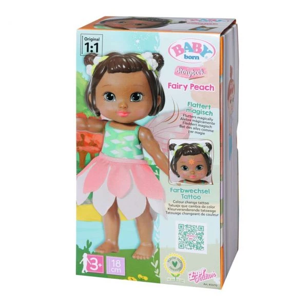 Zapf Creation 833773 - BABY born® - Storybook Fairy Peach, 18cm