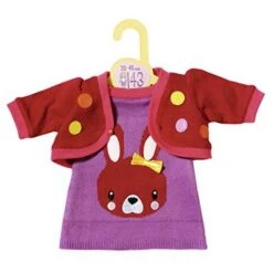 Zapf Creation 870532 - Dolly Moda 39-46 Cm - Strickkleid Mit Jacke