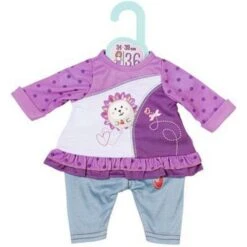 Zapf Creation 870716 - Dolly Moda 34-38 Cm - Sommerkleid Mit Hose, 2-fach Sort.