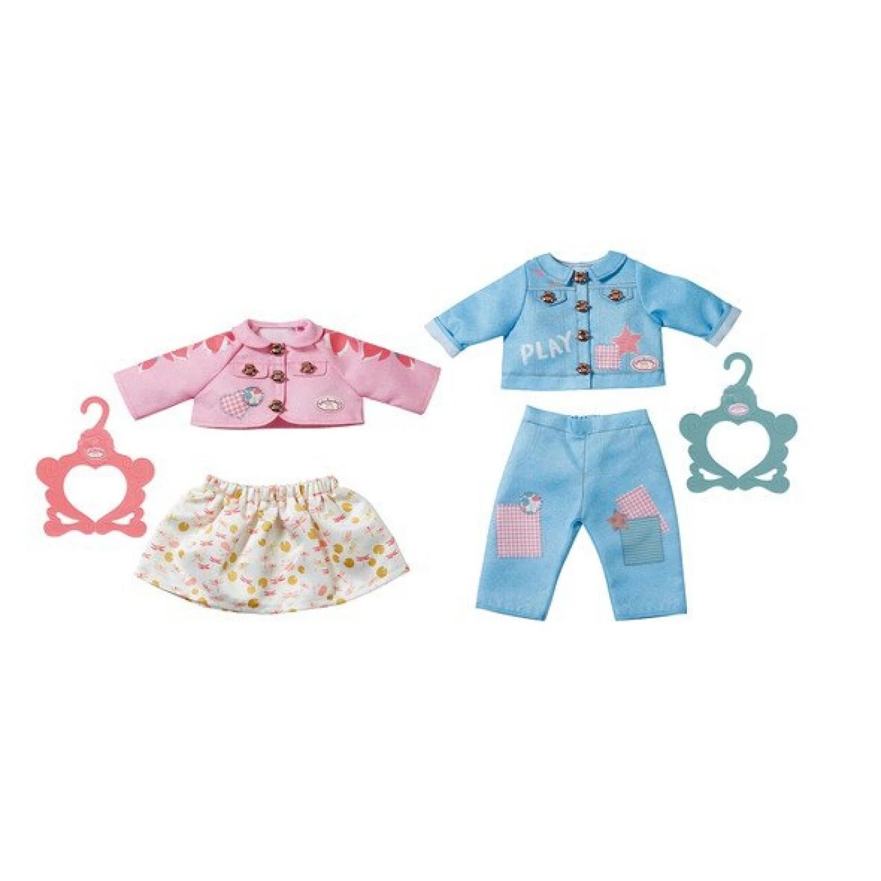 ZAPF 703069 Baby Annabell® Outfit Boy & Girl 43 cm - sortiert