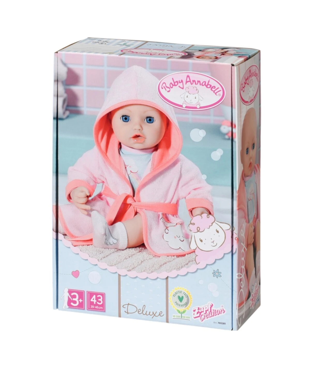 ZAPF 703281 Baby Annabell Deluxe Badezeit 43 cm