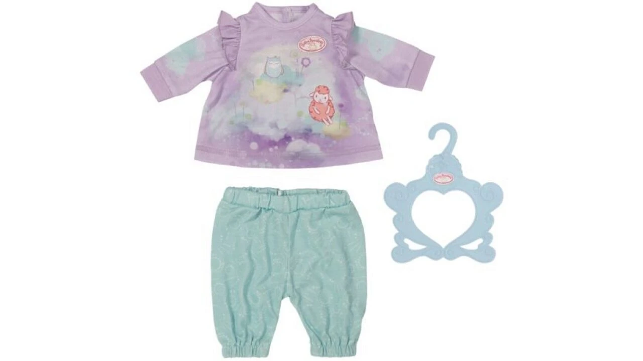 ZAPF 706695 Baby Annabell Sweet Dreams Schlafanzug 43 cm