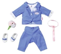 ZAPF 826874 BABY Born Boutique Deluxe Bräutigam 43 Cm