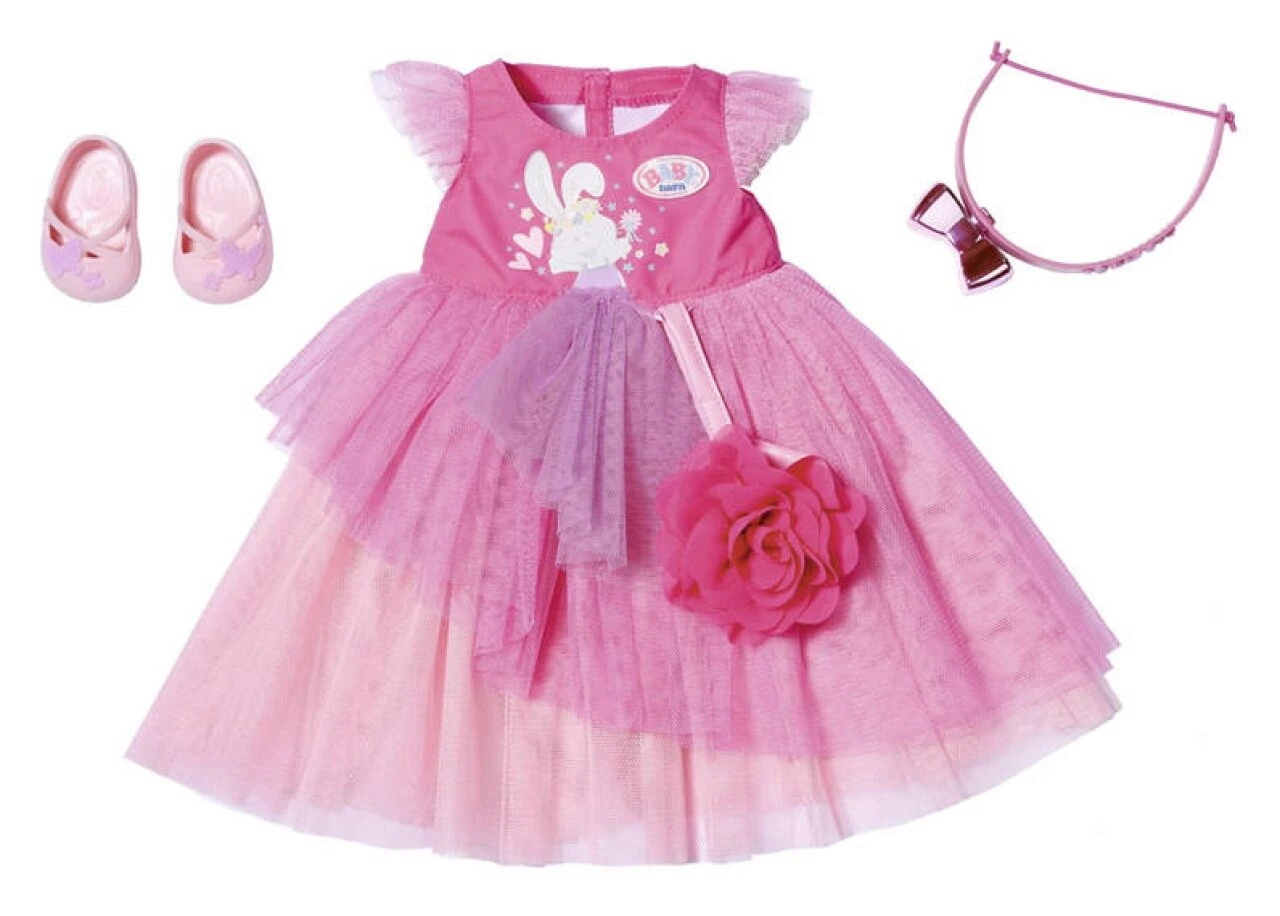 ZAPF 827178 BABY born Boutique Deluxe Ballkleid 43 cm