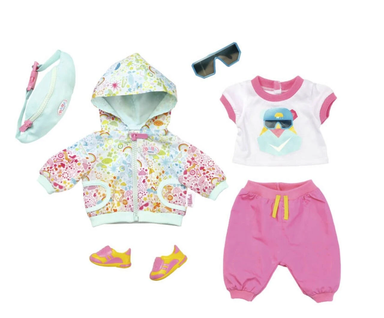 ZAPF 827192 BABY born® Play&Fun Deluxe Fahrrad Outfit