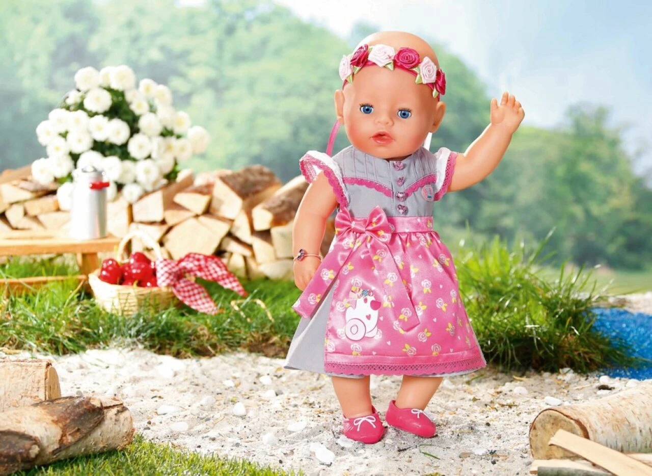 ZAPF 827451 BABY born® Soft Touch Dirndl Edition 43 cm