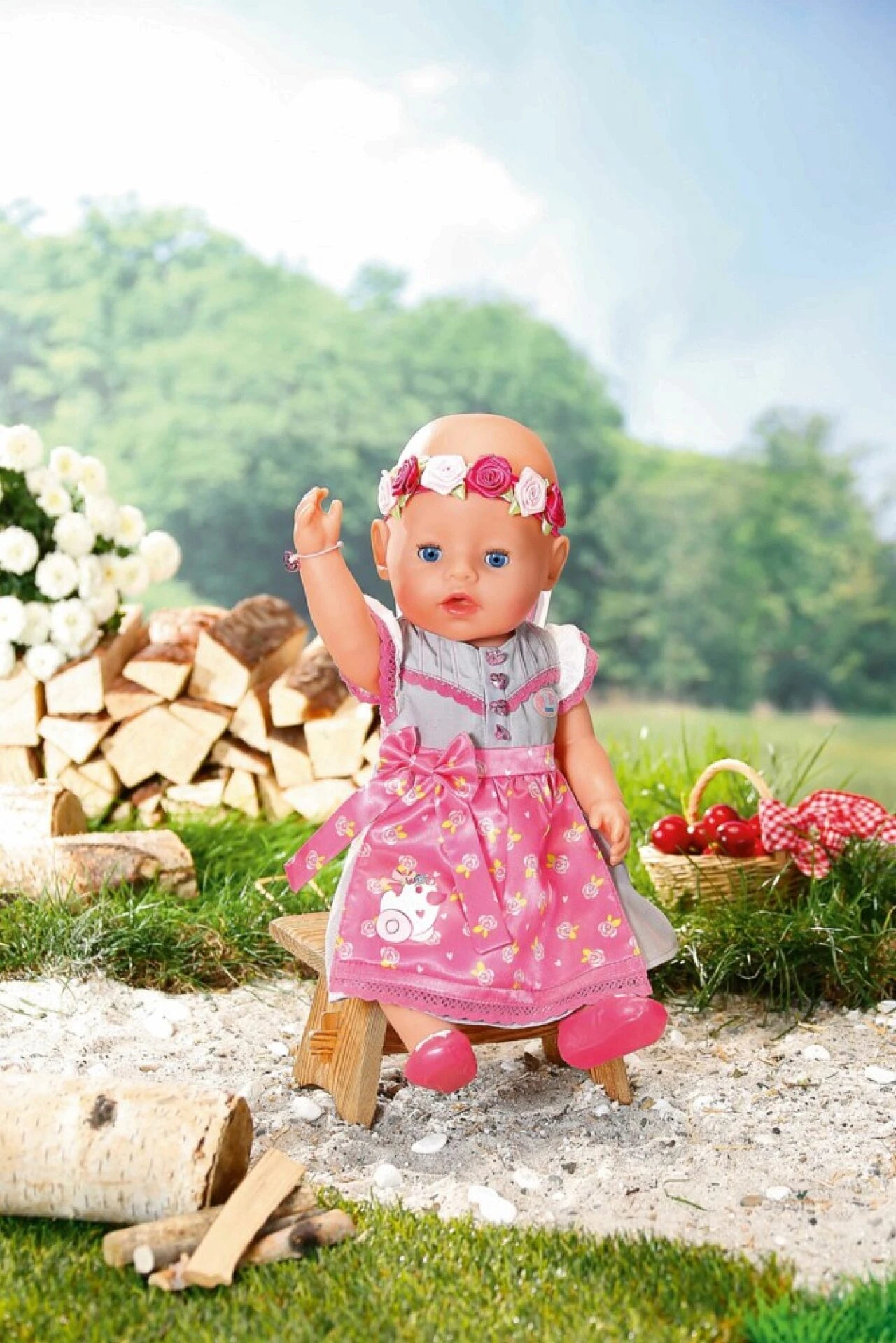 ZAPF 827451 BABY born® Soft Touch Dirndl Edition 43 cm