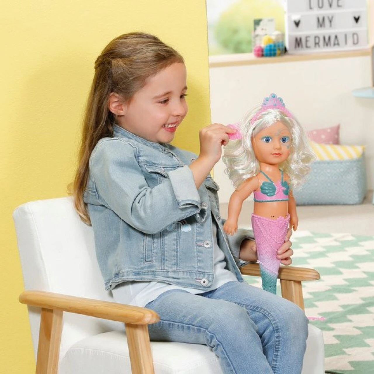 ZAPF 829370 BABY born® Little Sister Meerjungfrau