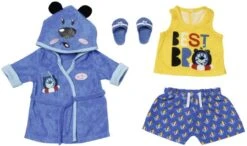 ZAPF 830499 BABY Born Bath Deluxe Bademantel 43 Cm