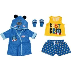 ZAPF 832011 BABY Born Bath Deluxe Bademantel 43 Cm