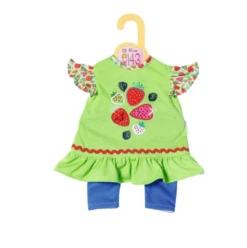 ZAPF 871263 Dolly Moda Shirt + Leggings Erdbeeren 43 Cm