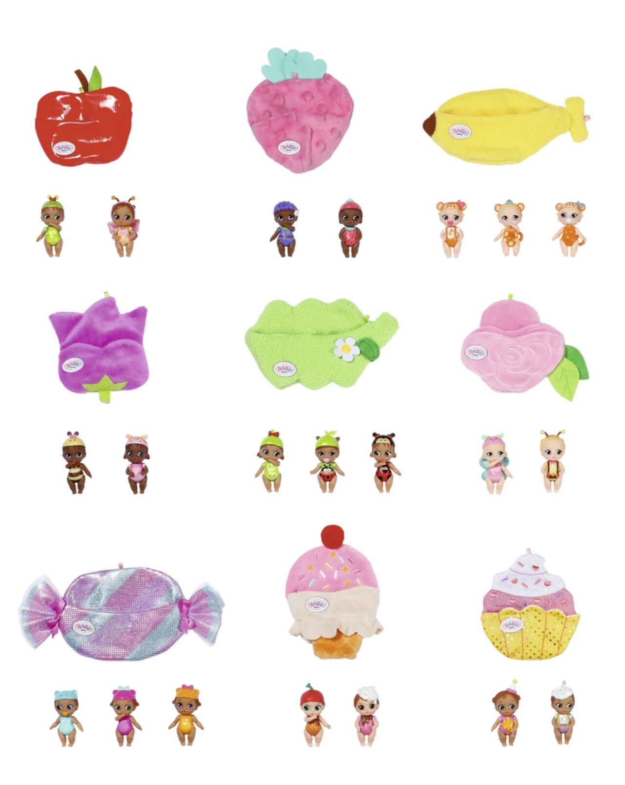 ZAPF 904664 BABY born Surprise Mini Babies Garten