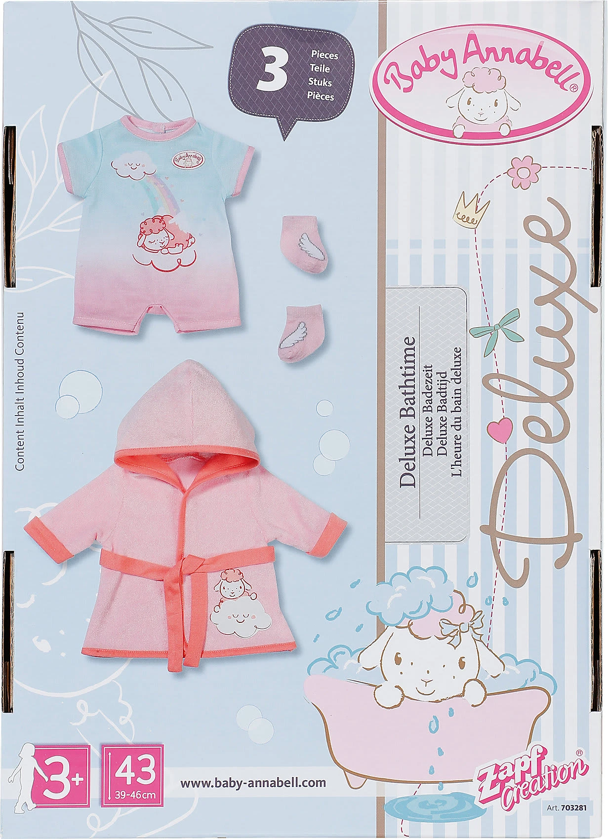 Baby Annabell® Deluxe Badeoutfit 43 cm