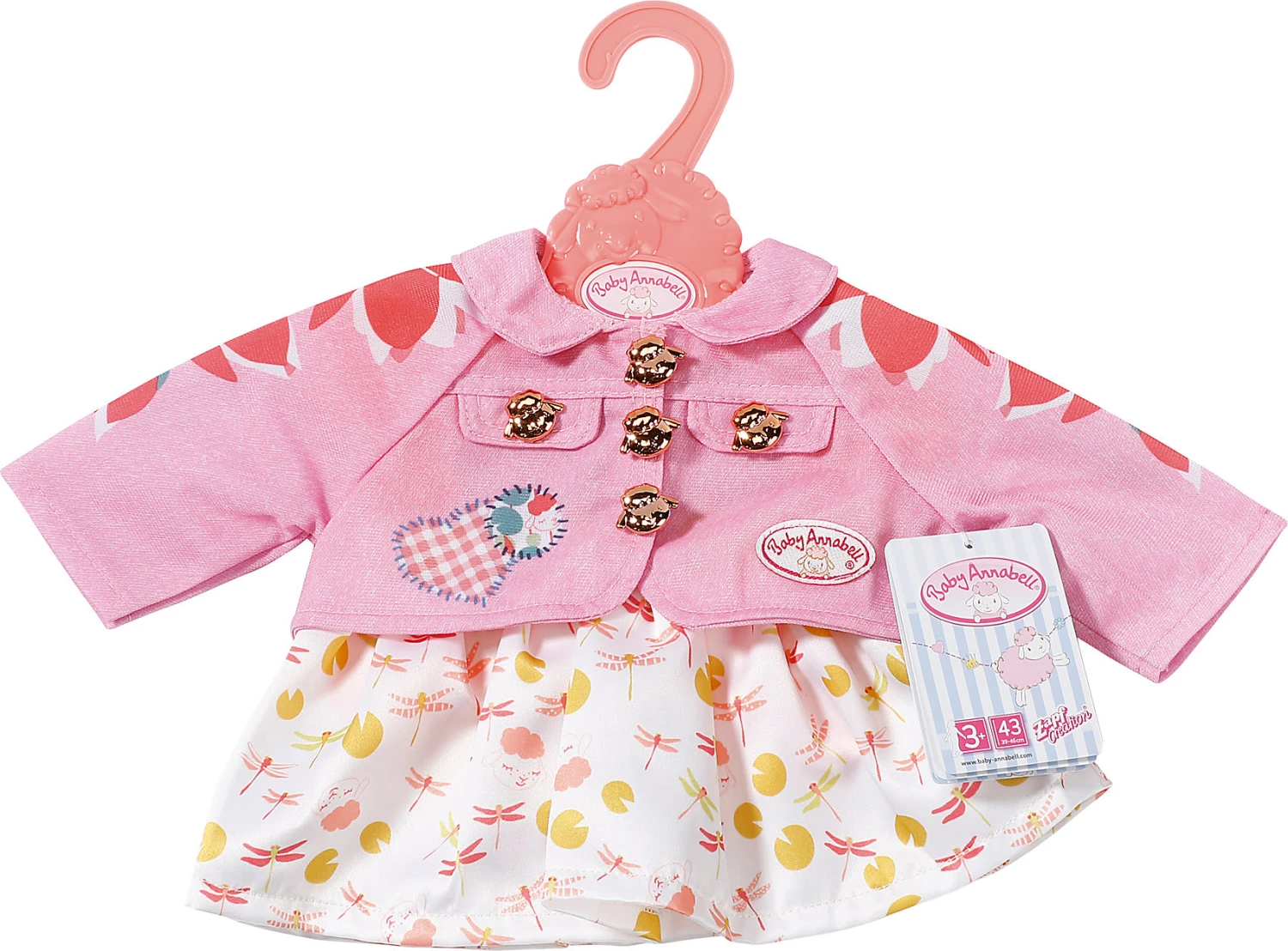 Baby Annabell® Outfit Boy&Girl 43 cm, 2-fach sortiert