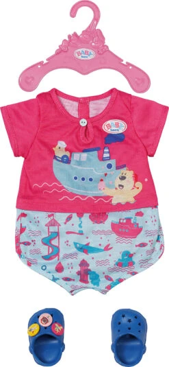 BABY Born® Bath Pyjamas & Clogs 43 Cm