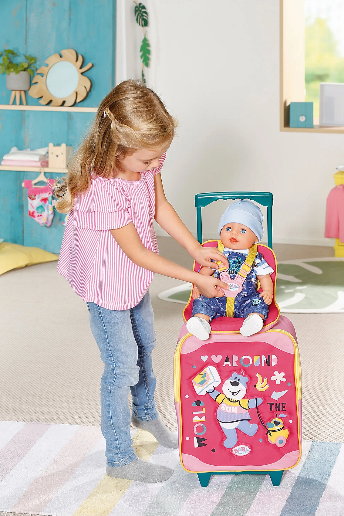 BABY born® Holiday Trolley mit Puppensitz