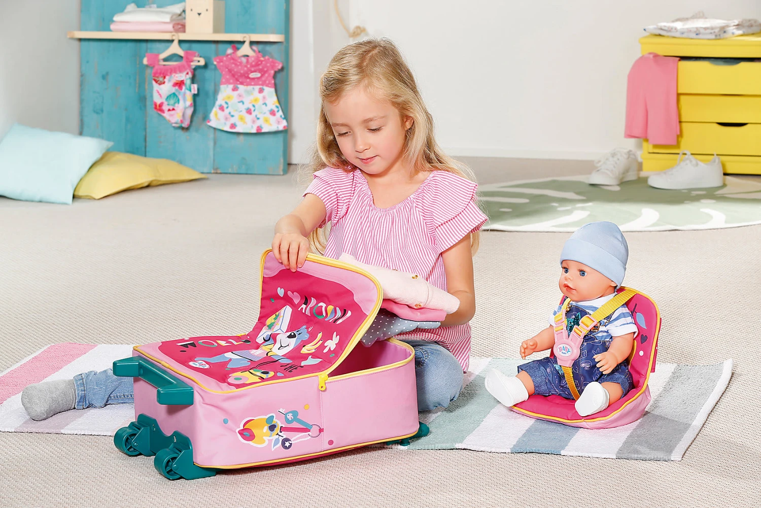 BABY born® Holiday Trolley mit Puppensitz