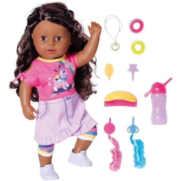 Zapf Creation 831663 - BABY born® - Sister brünett, 43cm