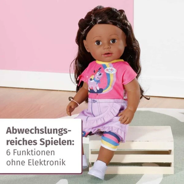 Zapf Creation 831663 - BABY born® - Sister brünett, 43cm