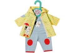Dolly Moda Regenoutfit Mit Hund 36 Cm