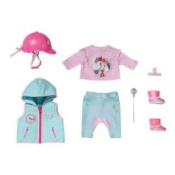 Puppen Outfit Deluxe Reitoutfit 43cm In Mehrfarbig