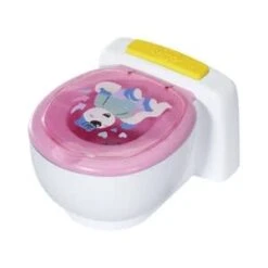 Puppen Toilette Bath In Weiß