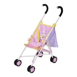 Puppenbuggy Stroller with Bag in Rosa